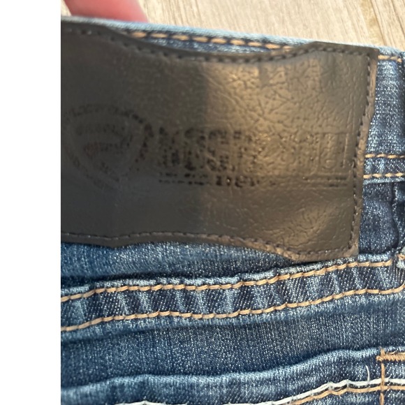 Rock & Roll Revolver Jeans Mens 28x30 Blue SLIM Straight Leg Denim - Picture 8 of 12